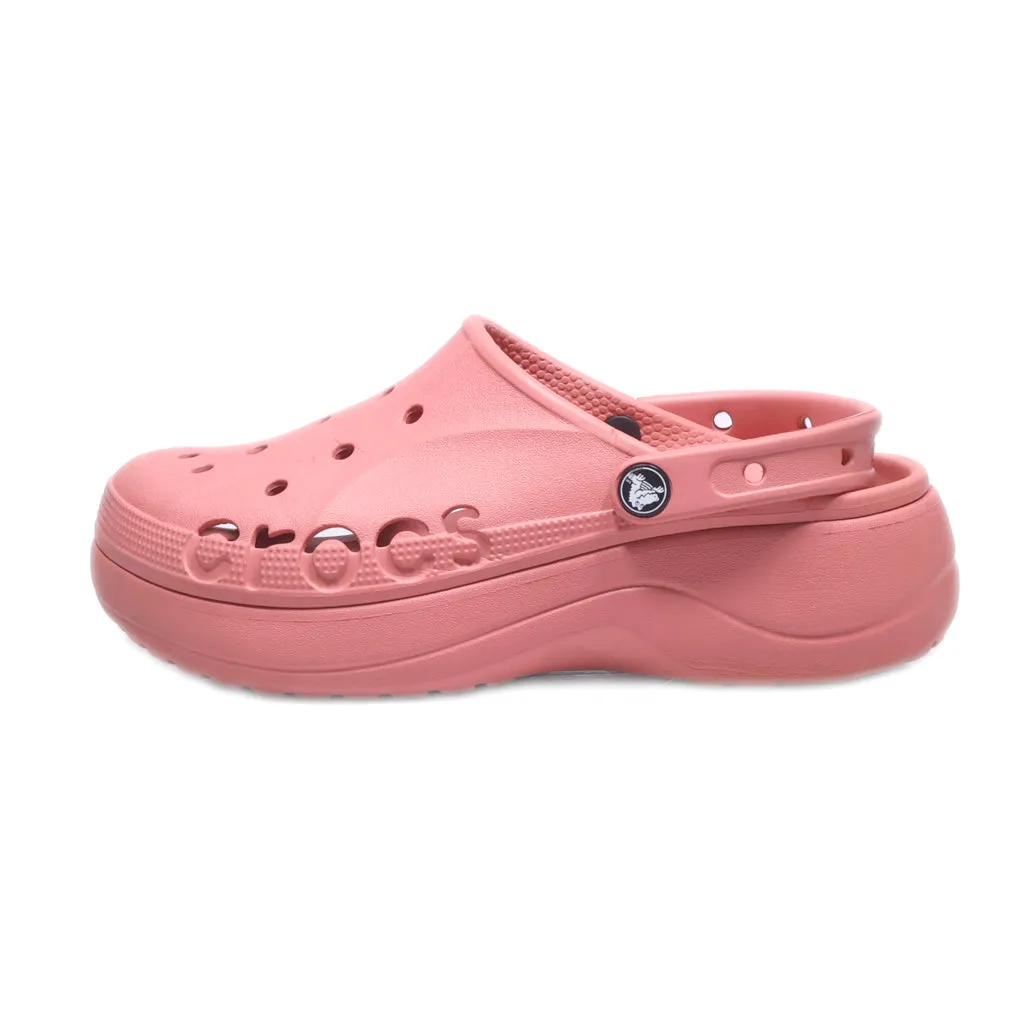 Crocs Baya Platform Clogs Eva Pink Colour For Women