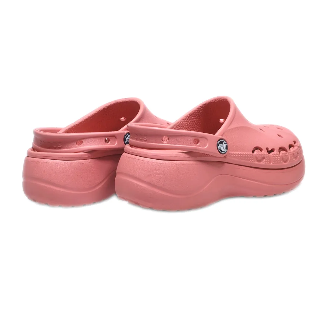 Crocs Baya Platform Clogs Eva Pink Colour For Women