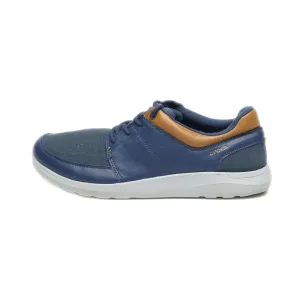 Crocs Casual Lace Ups Leather Blue Colour For Men