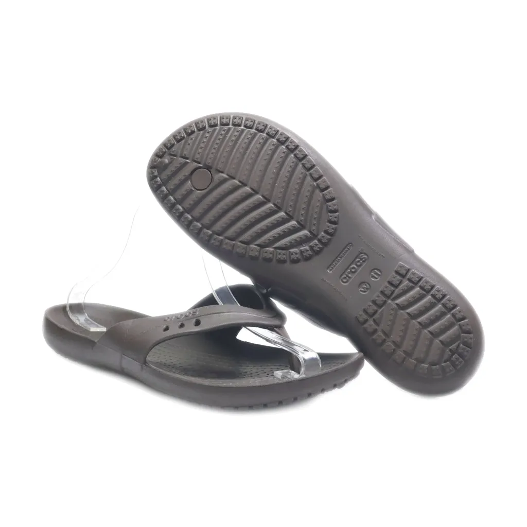 Crocs Flip Flops Eva Brown Colour For Women