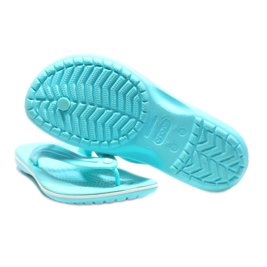 Crocs Slippers Canvas Blue Colour For Women