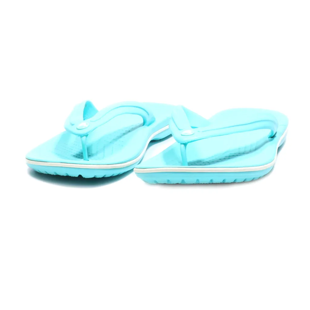 Crocs Slippers Canvas Blue Colour For Women