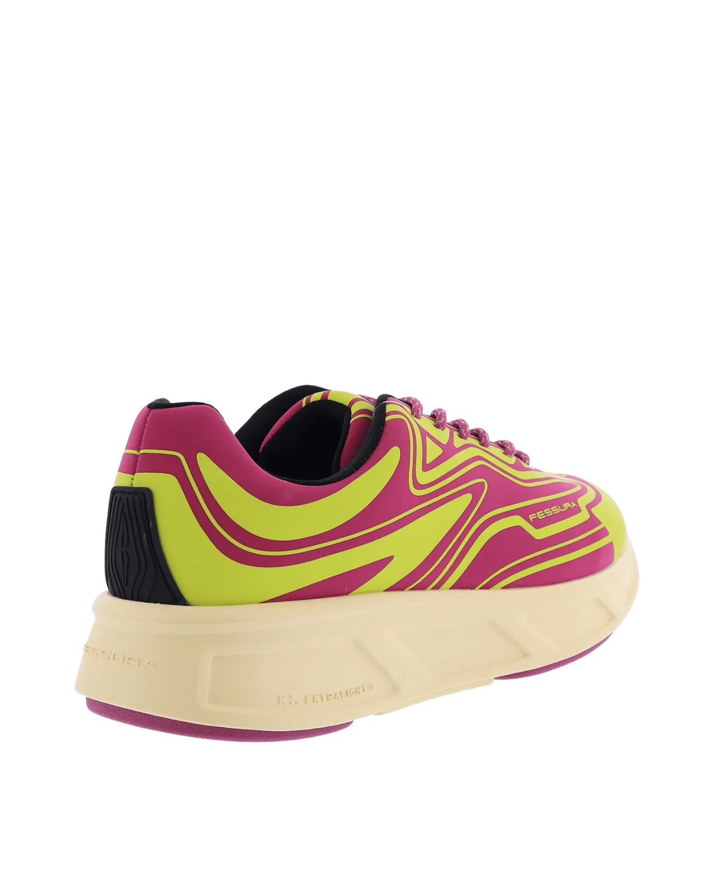 Dames Runflex 02 Sneaker Geel/Roze