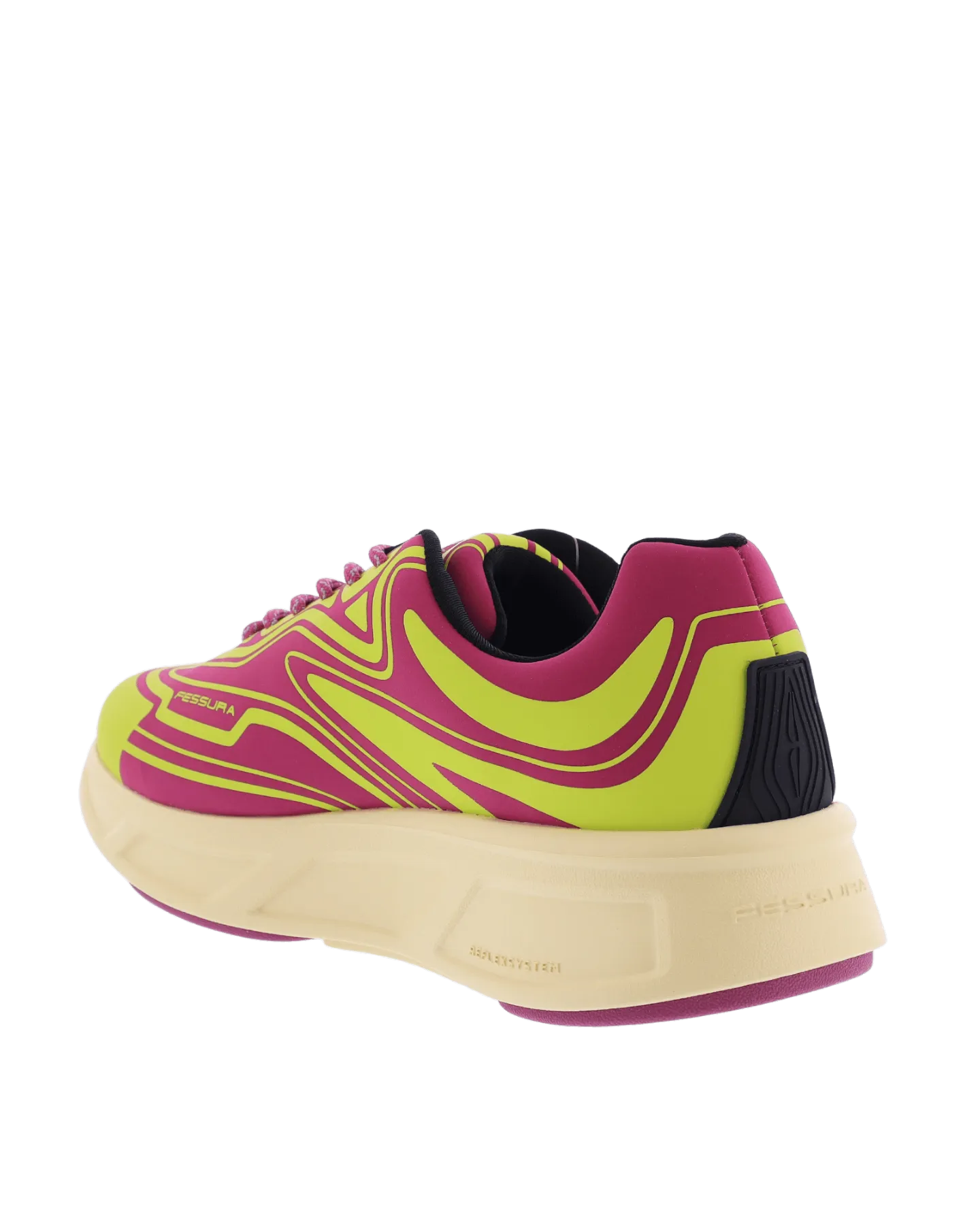 Dames Runflex 02 Sneaker Geel/Roze