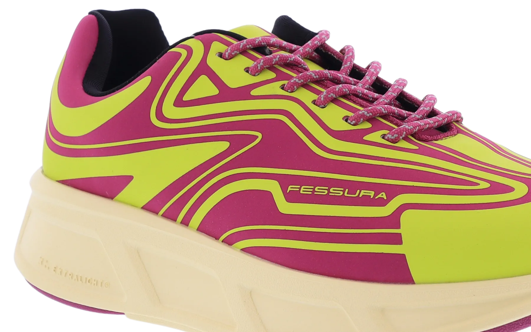 Dames Runflex 02 Sneaker Geel/Roze