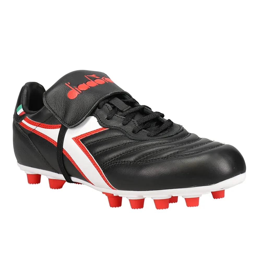 DIADORA BRASIL OG LT T MDPU FG-Black/White/Milano Red