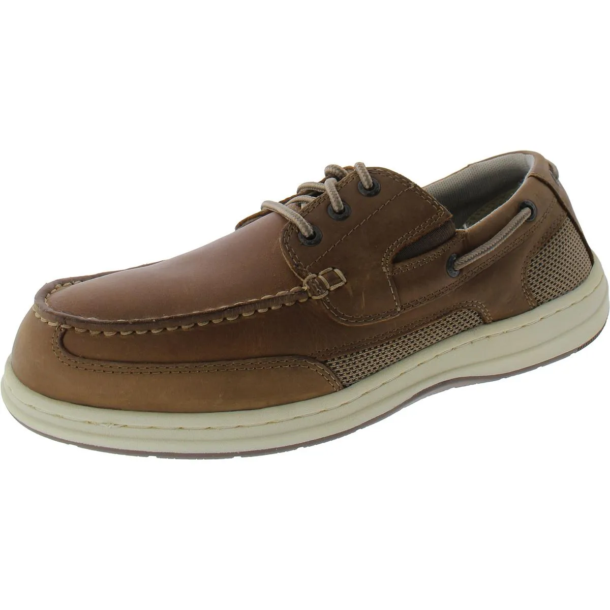 Dockers Mens Beacon Leather Lace-Up Boat Shoes