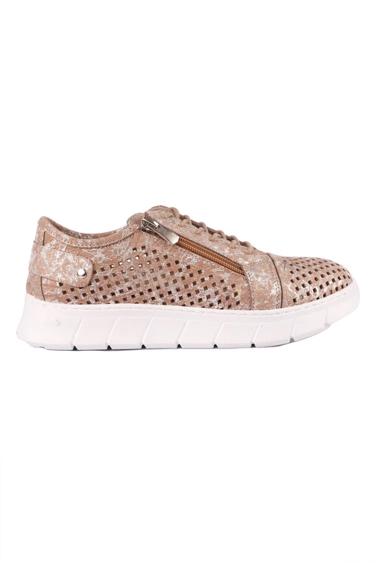 EG172P Printed Sneakers in Taupe