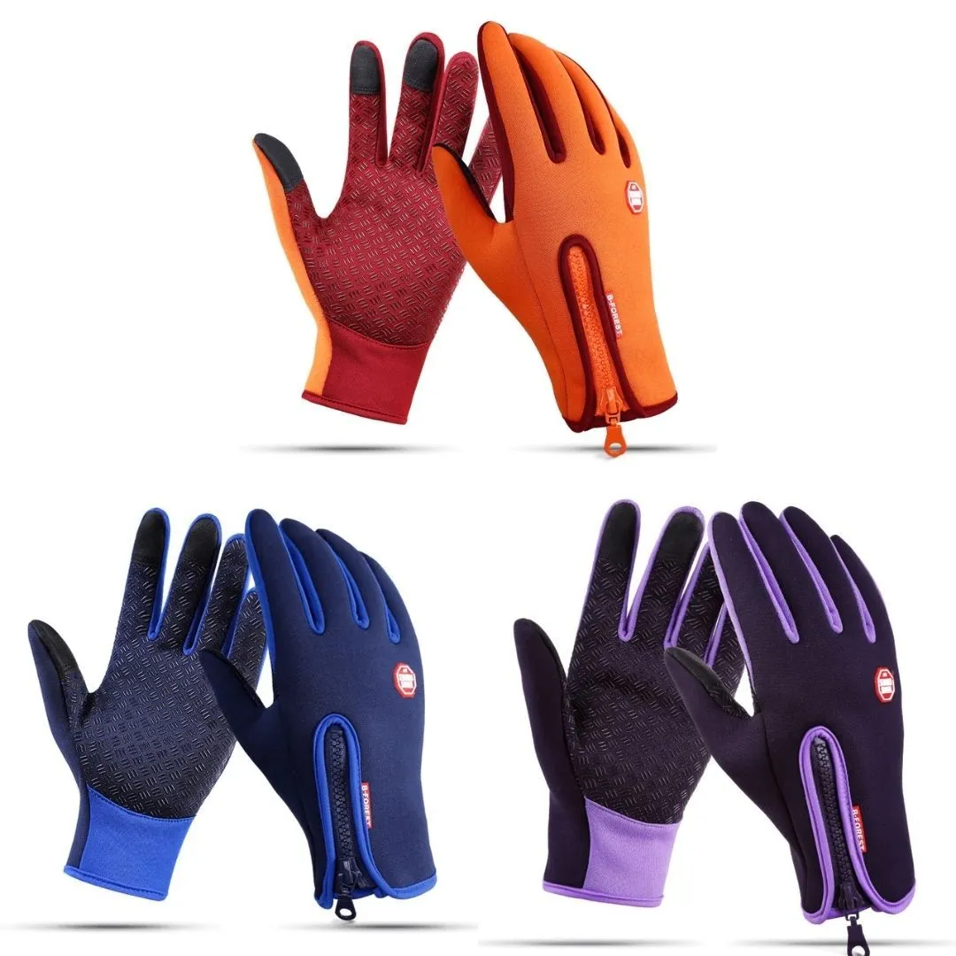 FleekComfy Warm Thermal Gloves Cycling Running Driving Gloves