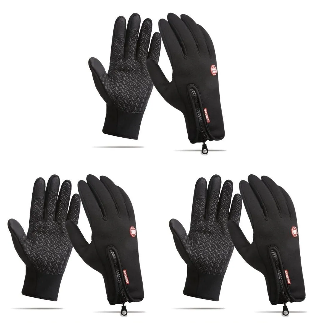 FleekComfy Warm Thermal Gloves Cycling Running Driving Gloves