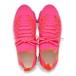 Flex Slip-On 39.5 Pink Sneakers in Knit