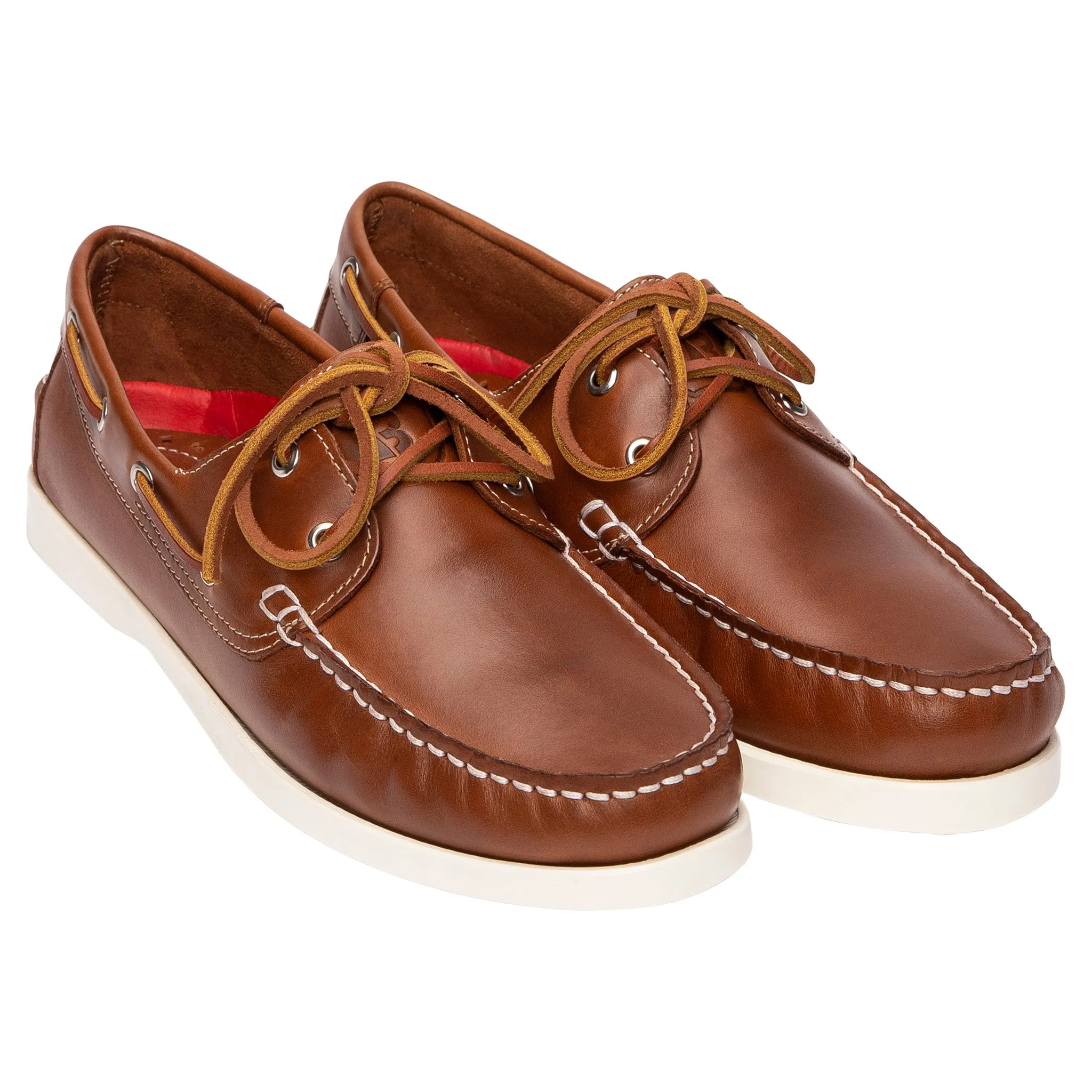 Flinders Leather Deck Shoe - Tan