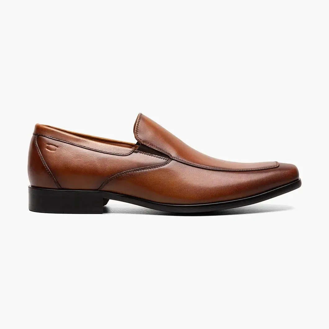 Florsheim Mens Postino Cognac Brown Slip On Loafer Leather Dress Shoes