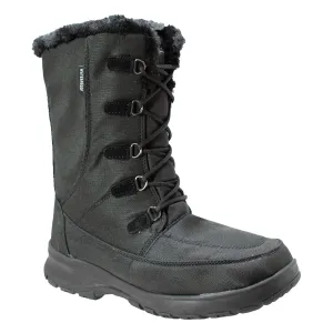 FreeShield Womens Waterproof Black Winter Boots