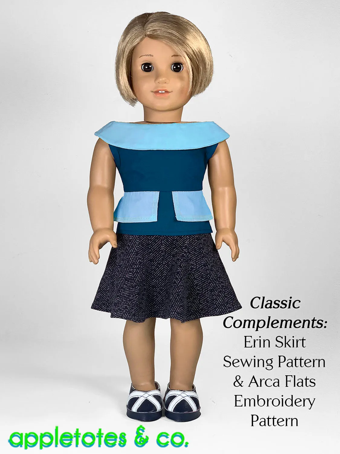 Ginny Blouse 18 Inch Doll Sewing Pattern