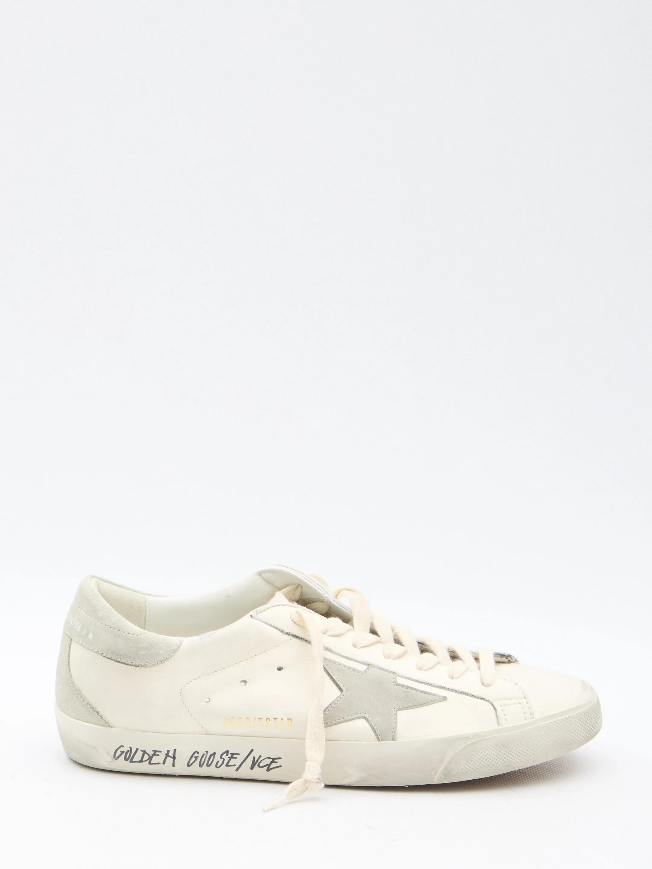 Golden Goose Men's Super-Star Low Top Sneakers