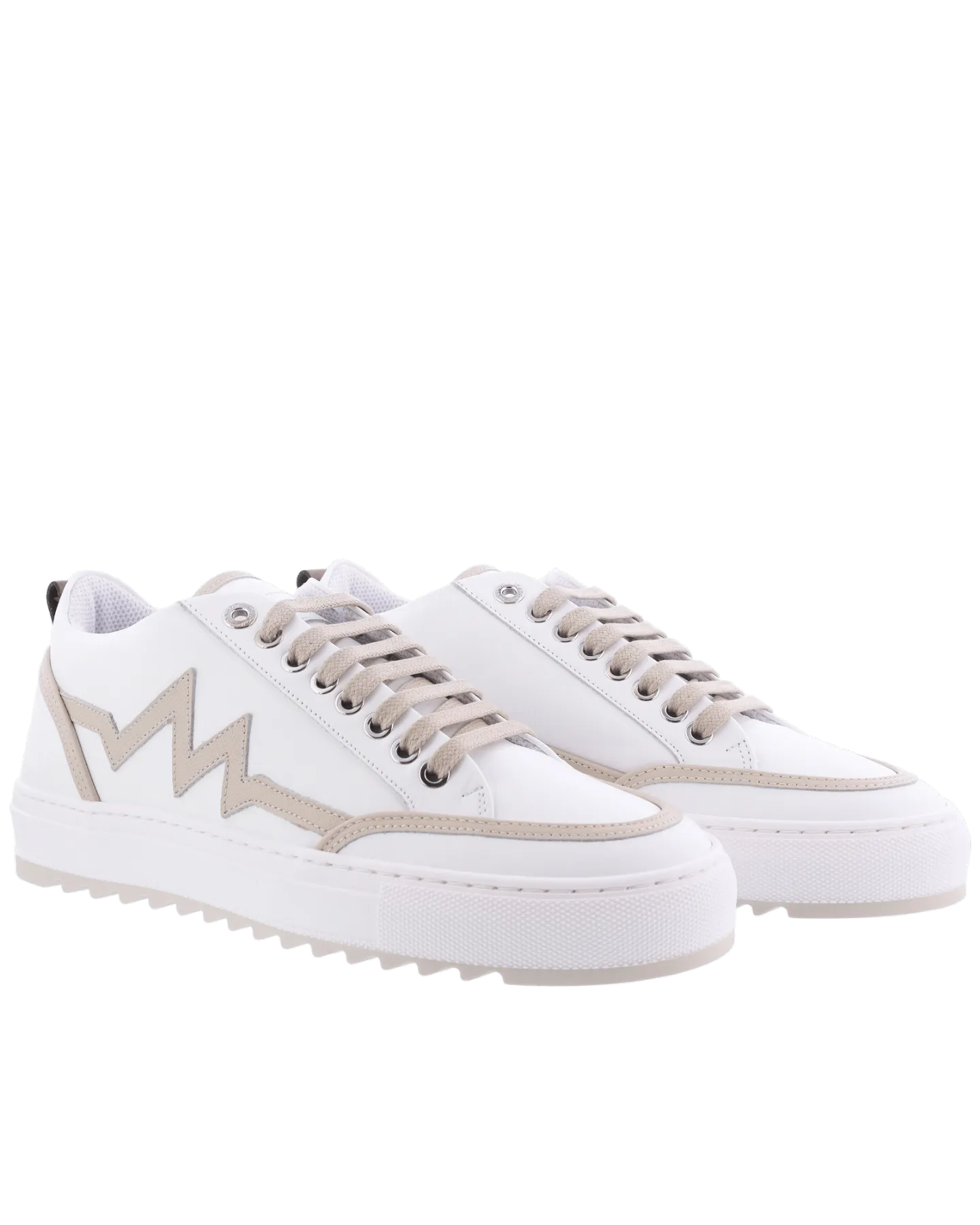 Heren Tia Sneaker Heartbeat Wit