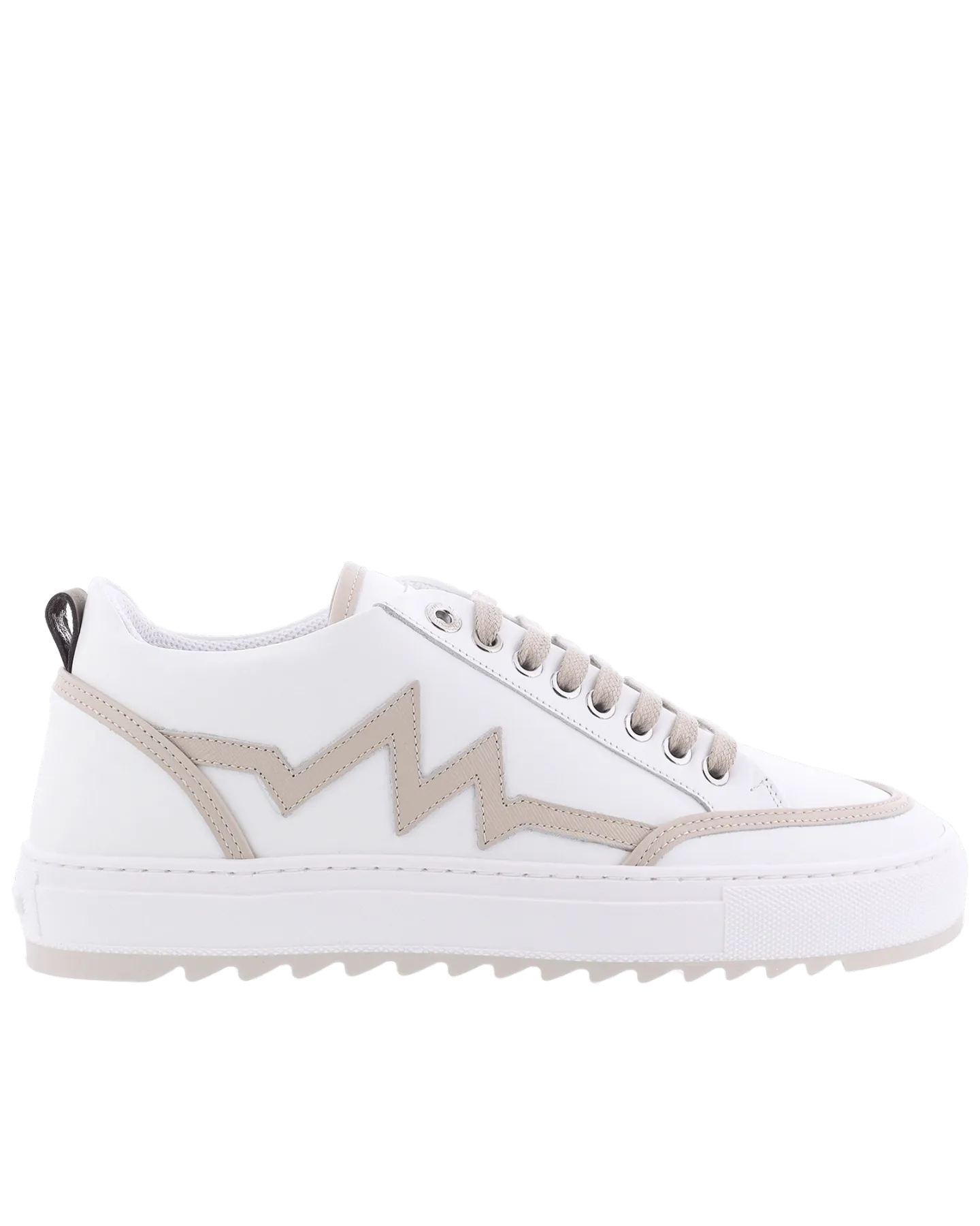 Heren Tia Sneaker Heartbeat Wit