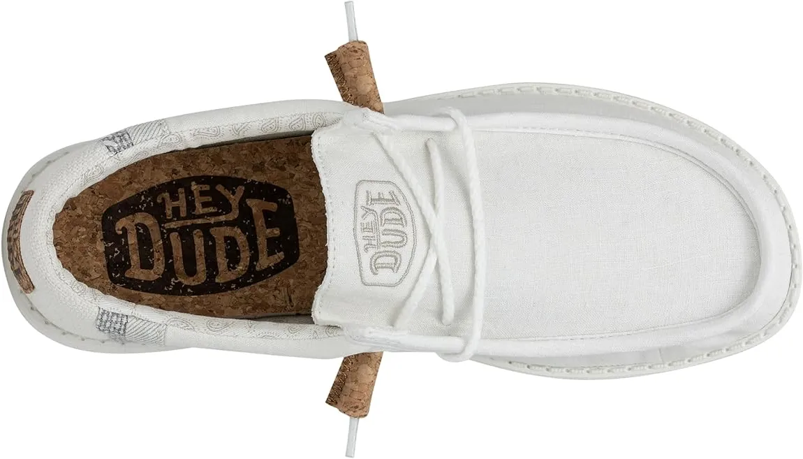 Hey Dude Men's Wally Linen Slip-Ons: Lightweight & Comfortable Loafers