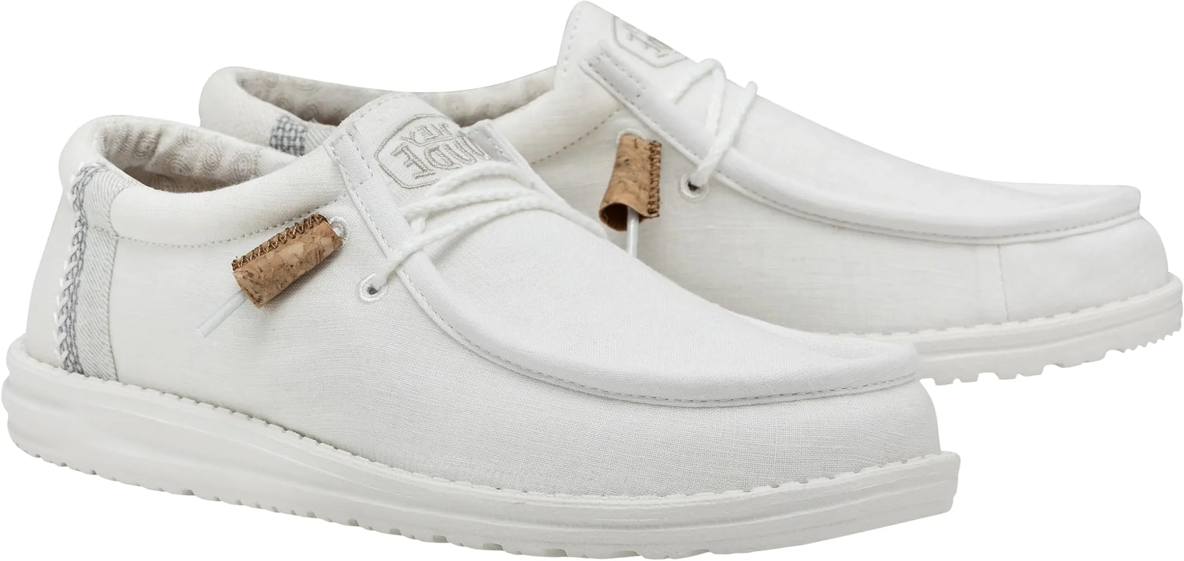 Hey Dude Men's Wally Linen Slip-Ons: Lightweight & Comfortable Loafers