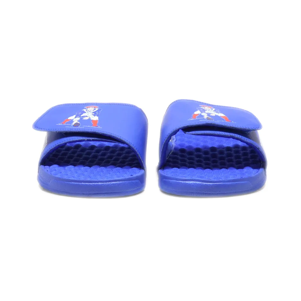 Islide Cabrera Sliders Pu Leather Blue Colour For Men