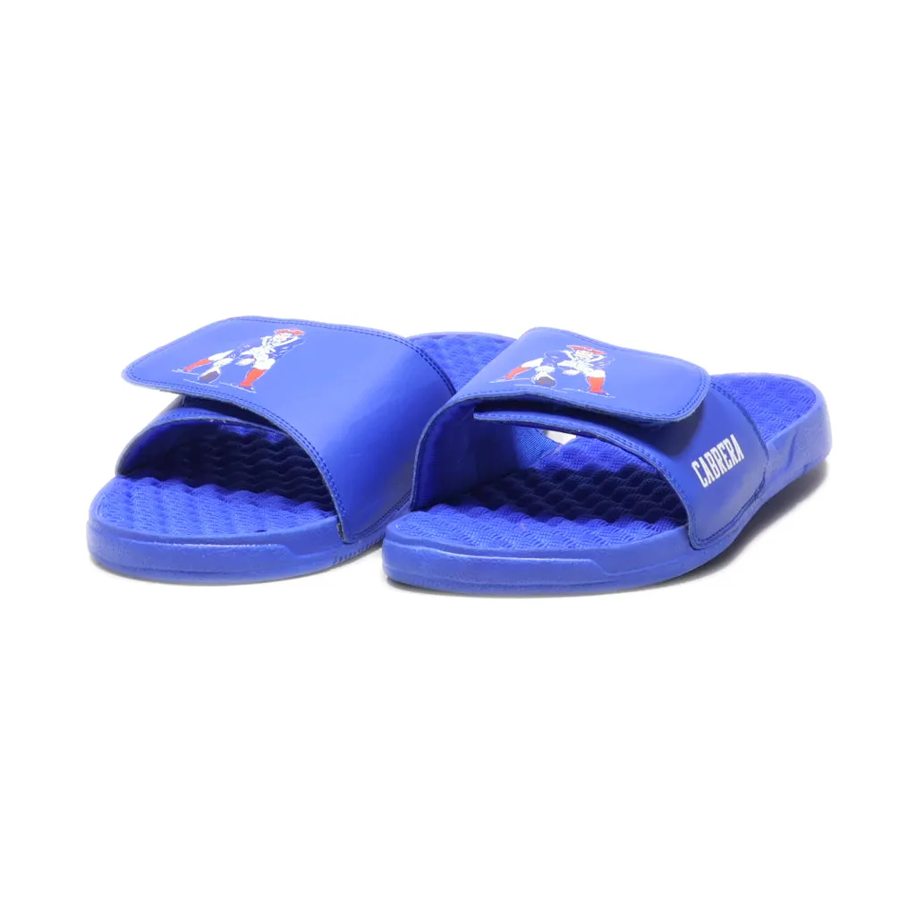 Islide Cabrera Sliders Pu Leather Blue Colour For Men