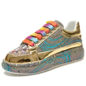 Jevizonz Rhinestone Fashion Sneakers