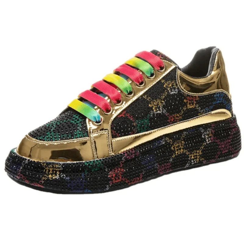 Jevizonz Rhinestone Fashion Sneakers