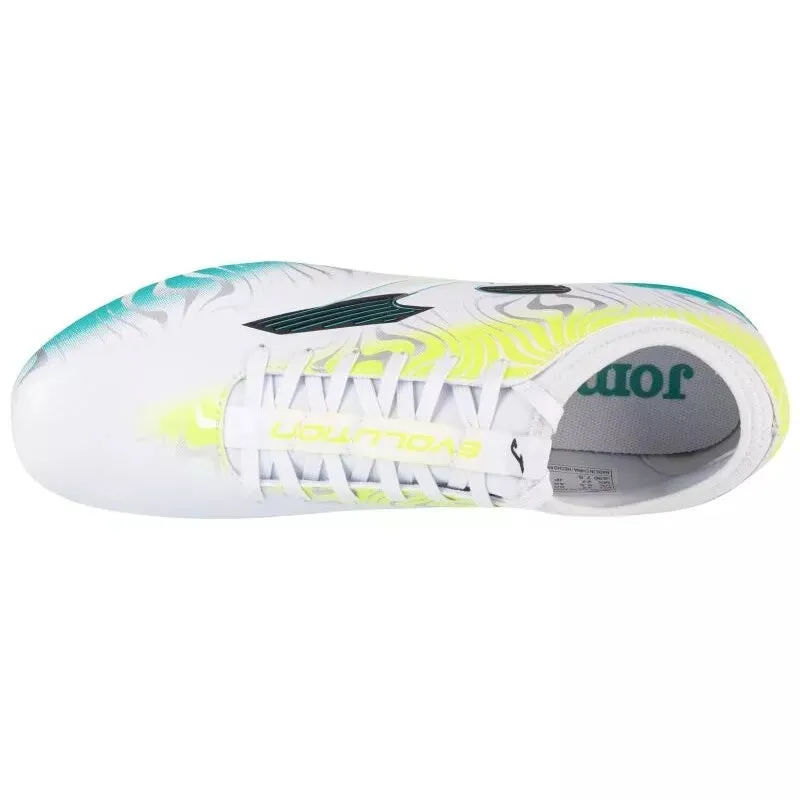 Joma Evolution 24 FG - White/Turquoise