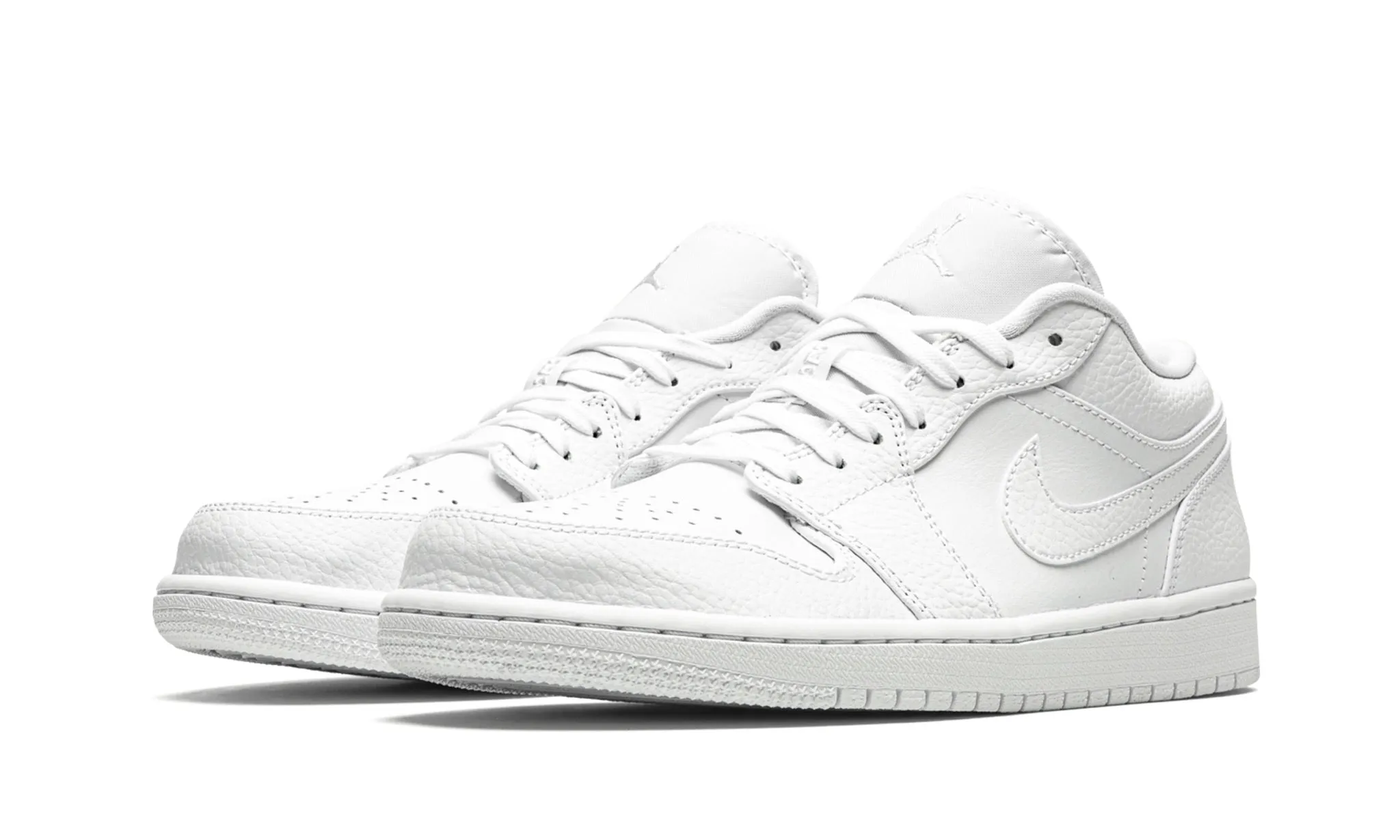 JORDAN 1 LOW TRIPLE WHITE