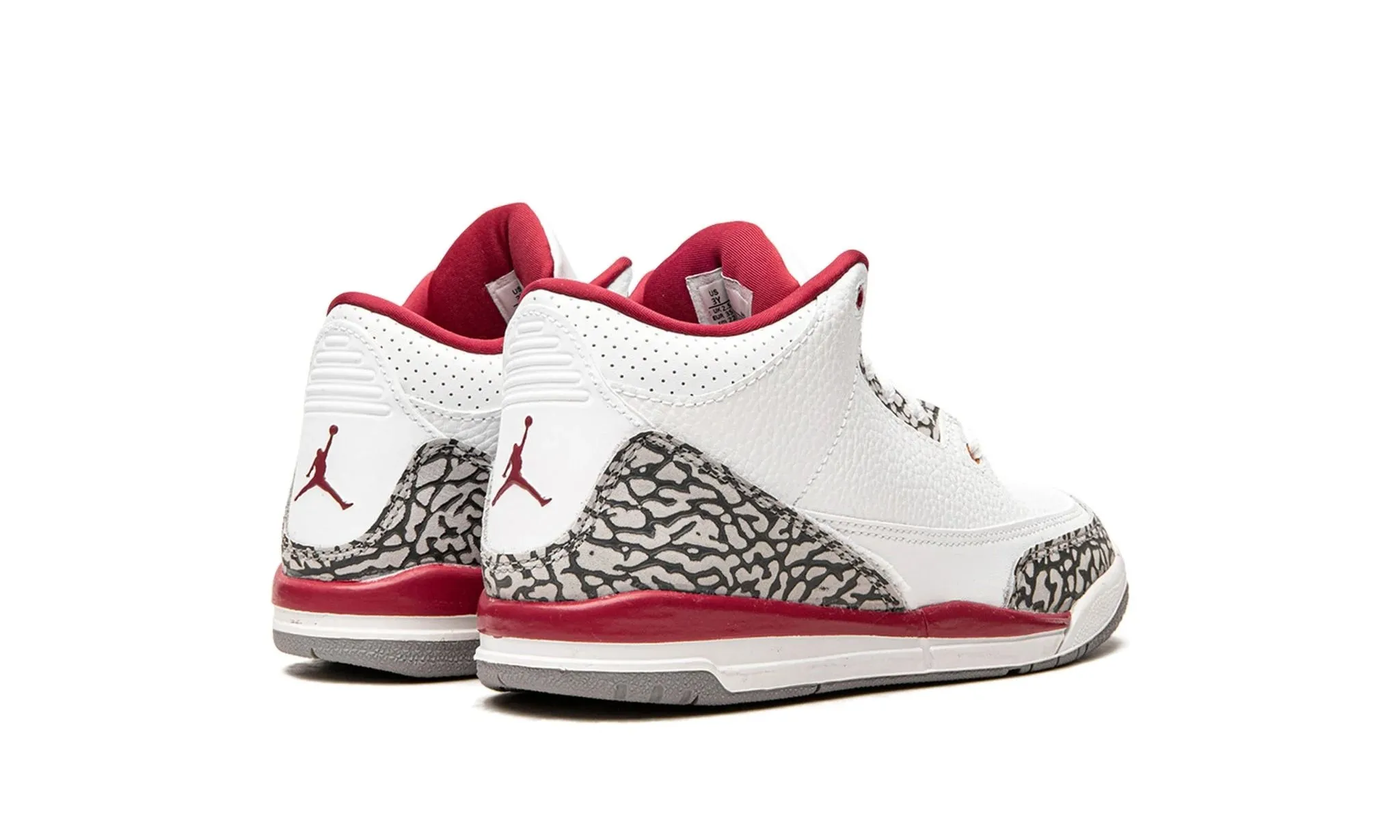 JORDAN 3 CARDINAL RED PS