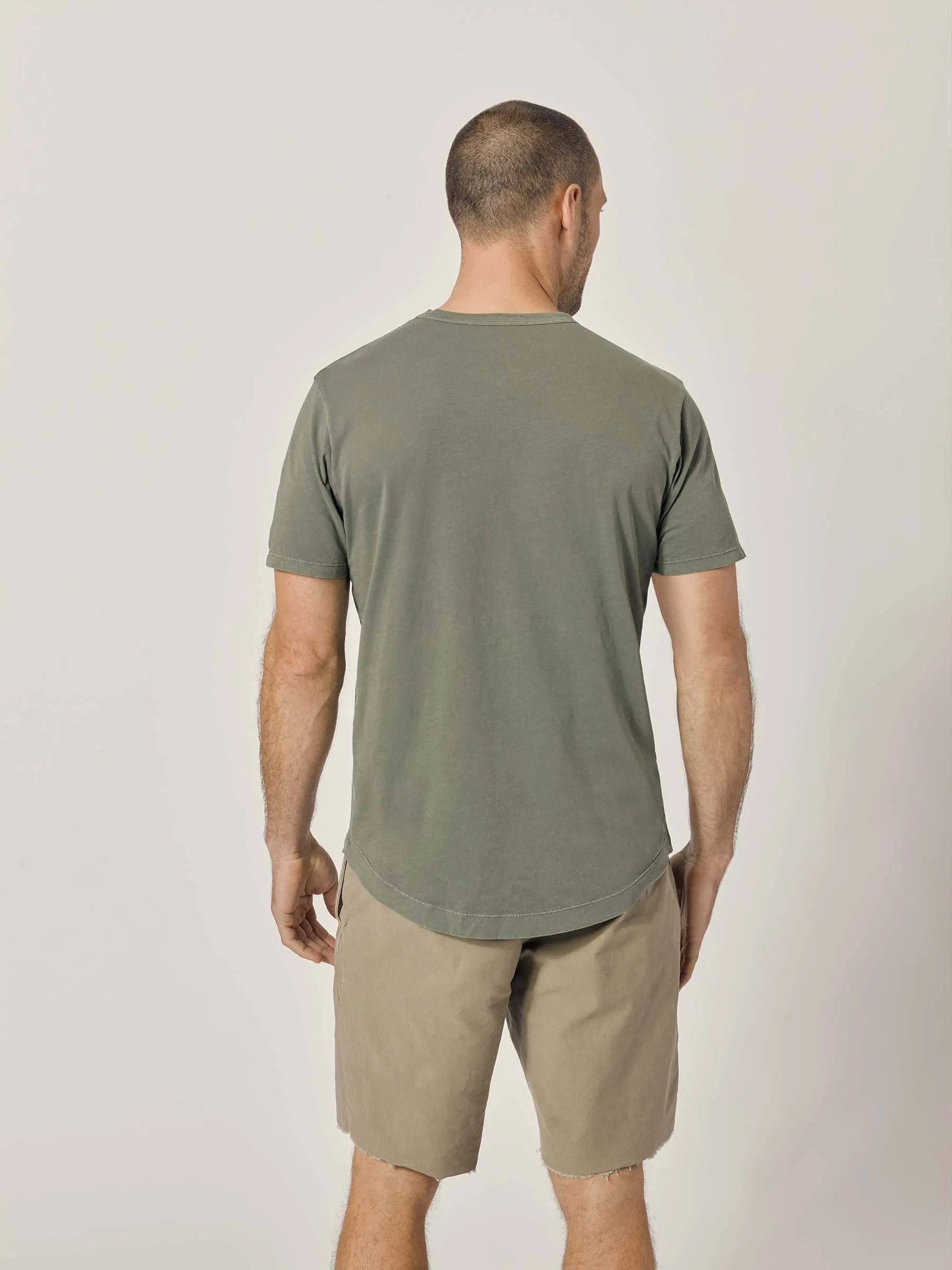 Khaki Broken Twill Short