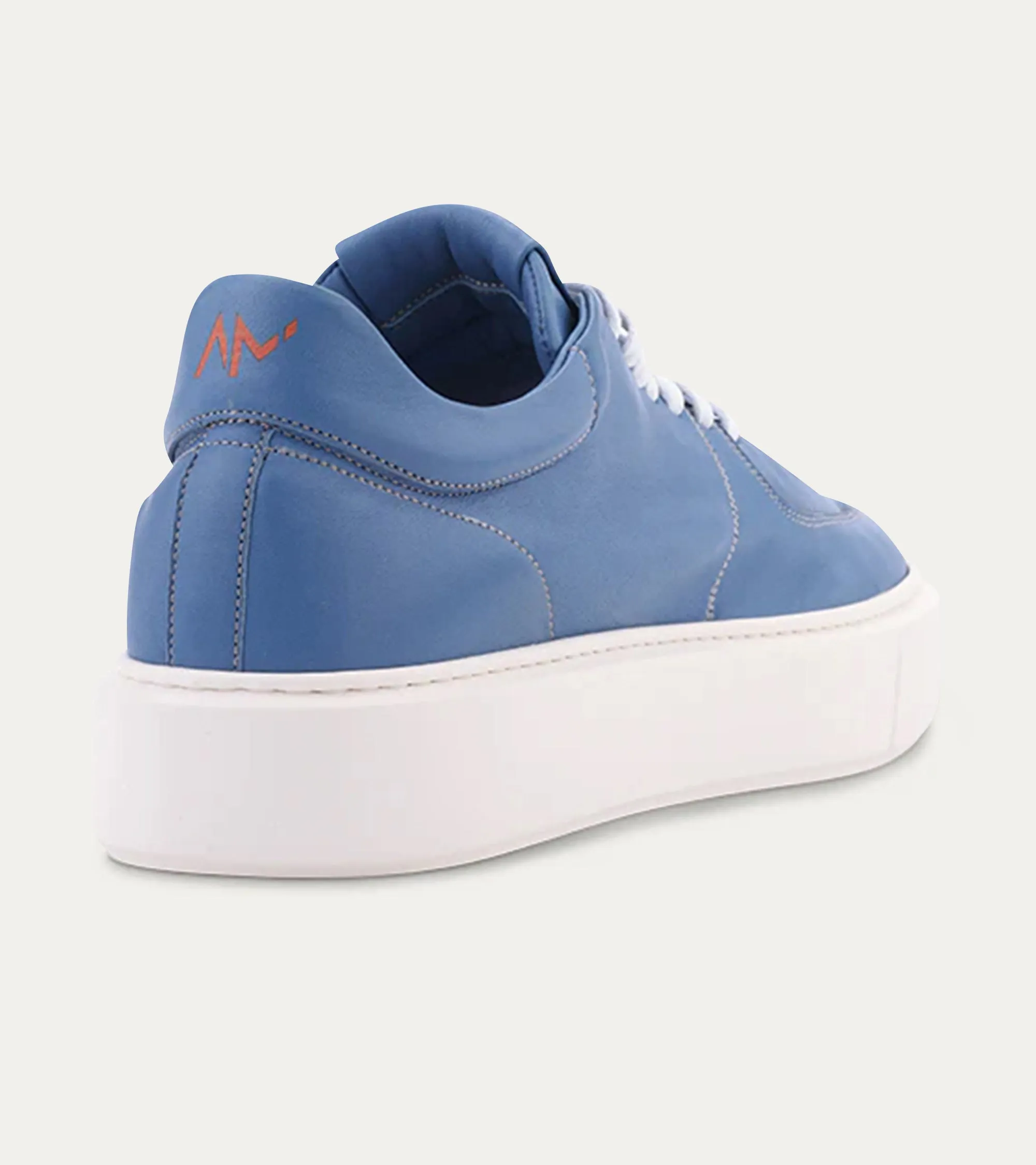 Lightweight Travel Sneaker in Blue Leather