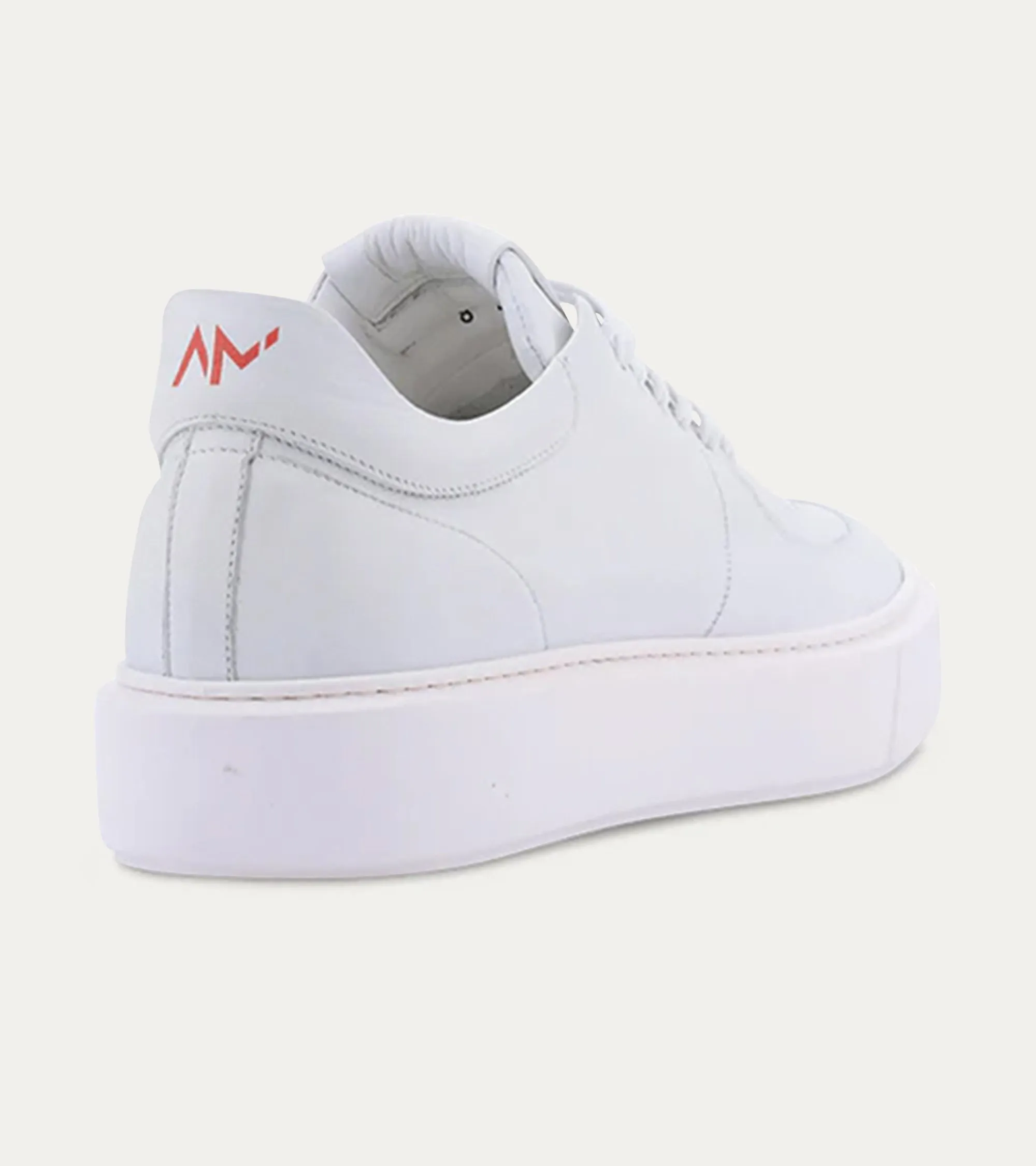 Lightweight Travel Sneaker in Ice White Leather