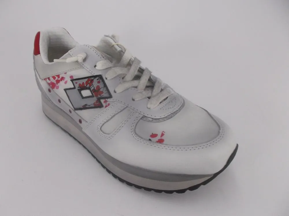 Lotto scarpa sneakers da donna Tokyo Wedge R7037 bianco