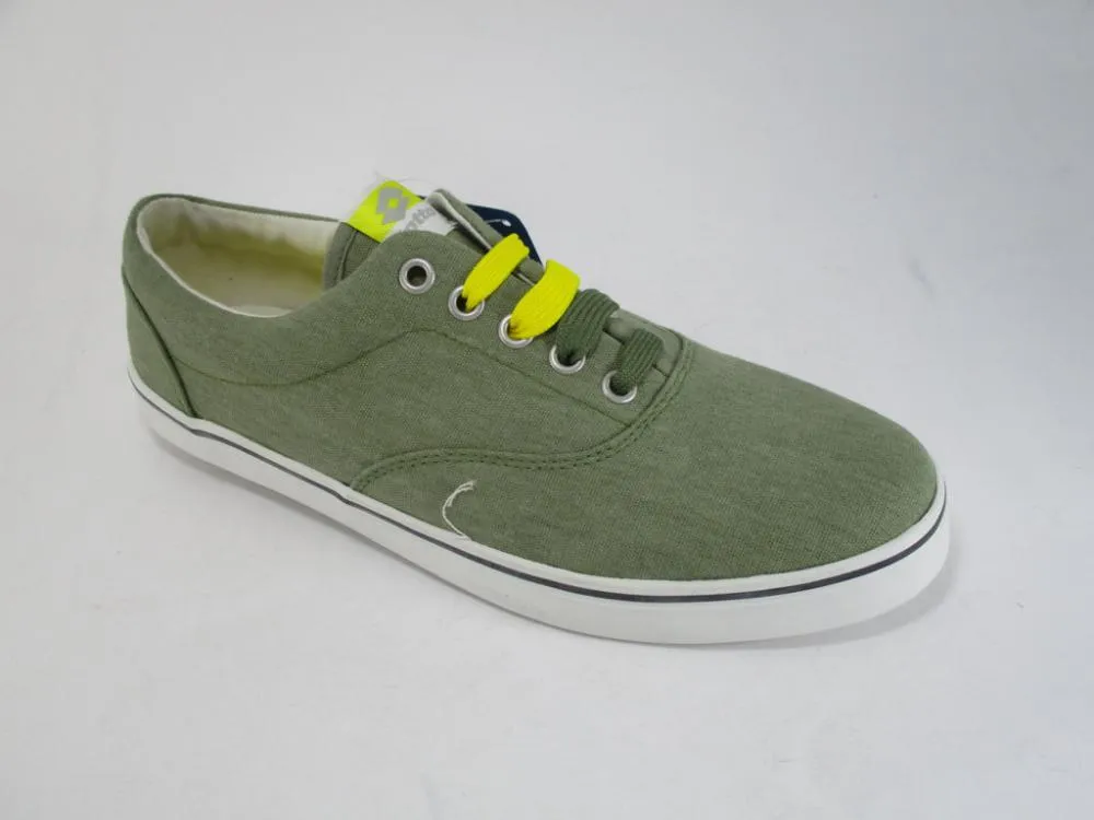 Lotto scarpa sneakers da uomp in tela 80 S R6343 verde