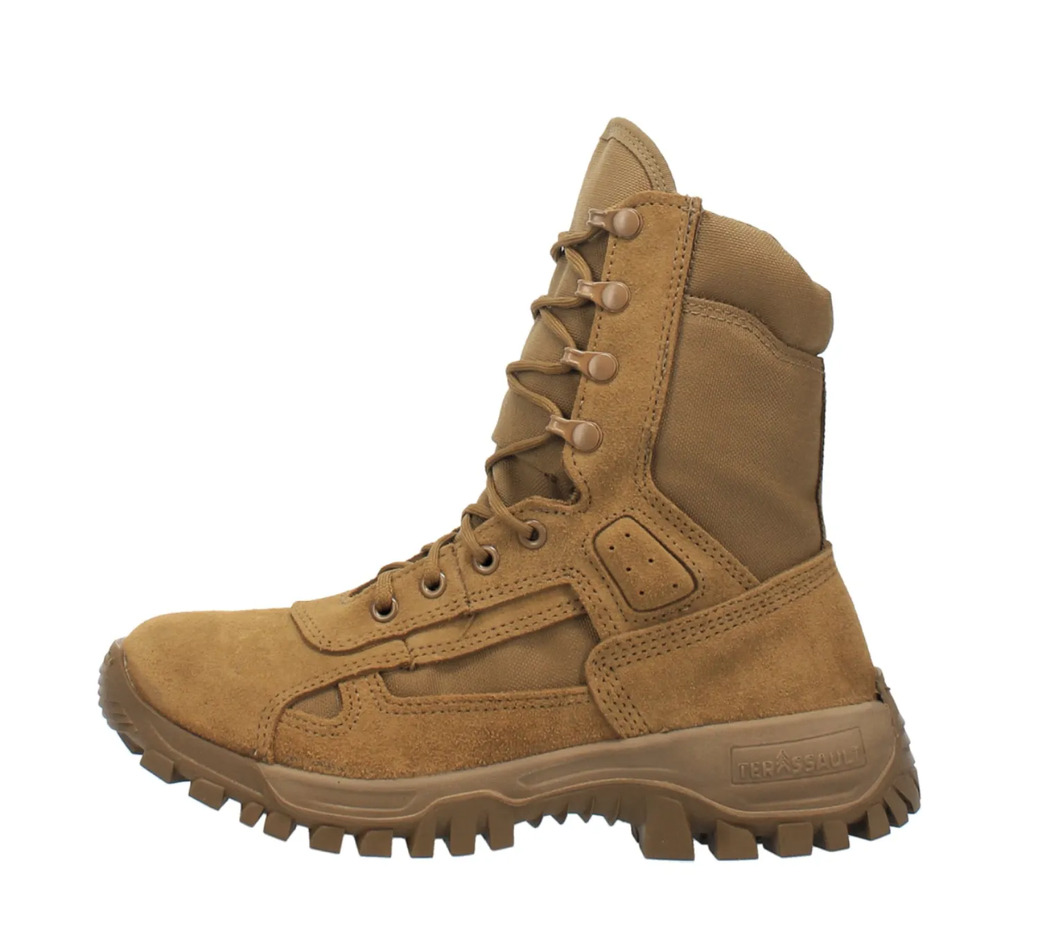 MCRAE Terassault T1 Hot Weather Leather Coyote Combat Boots