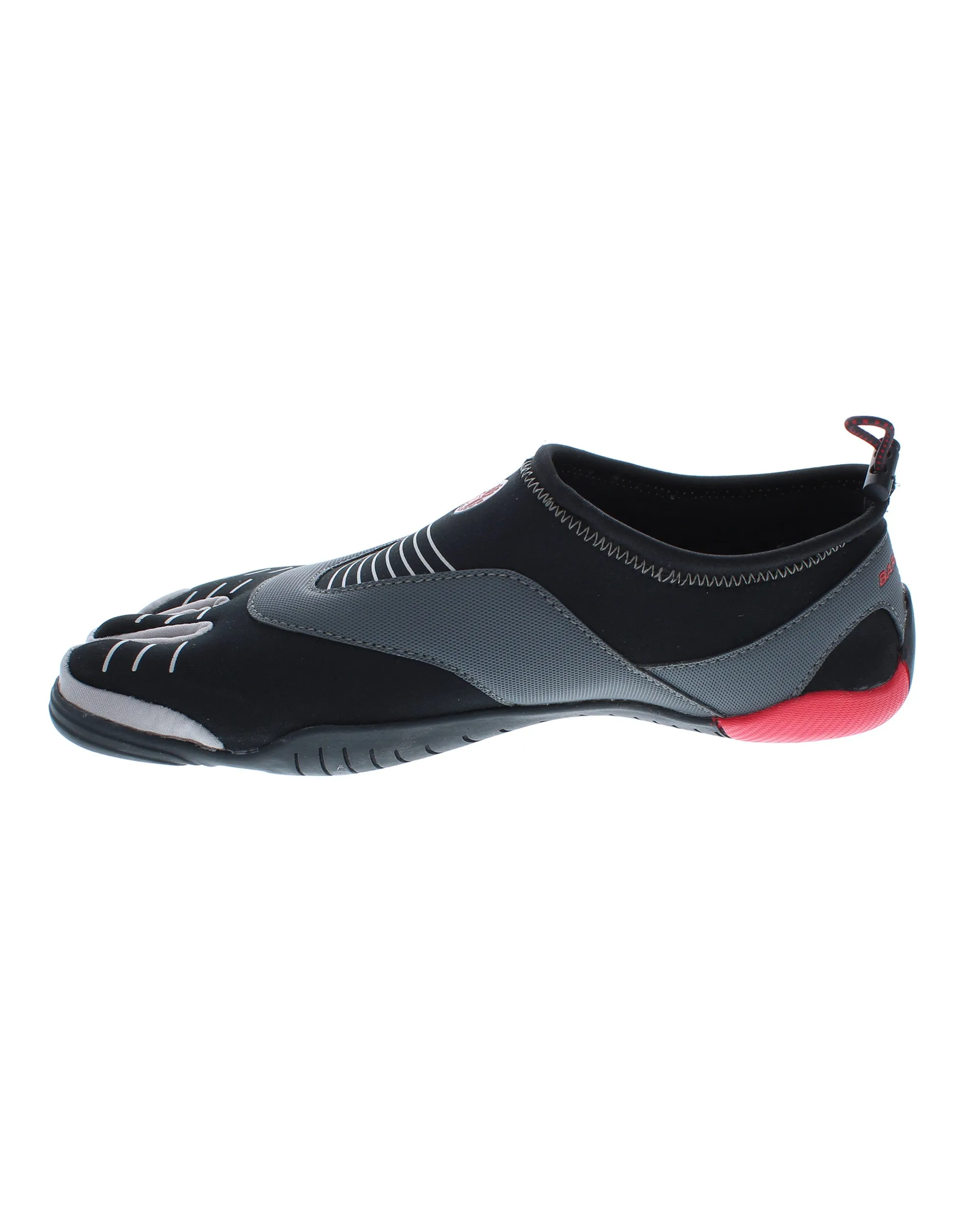 Men's 3T Barefoot Cinch Water Shoes - Black/Rio Red