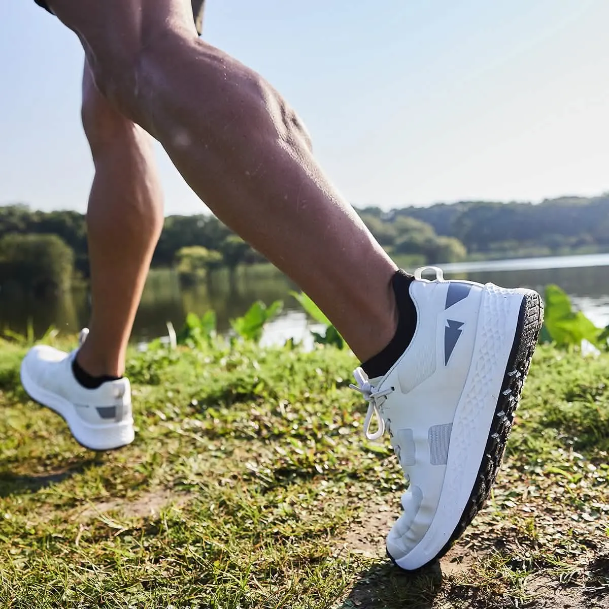 Men's Rough Runner - Light Grey   Dark Grey