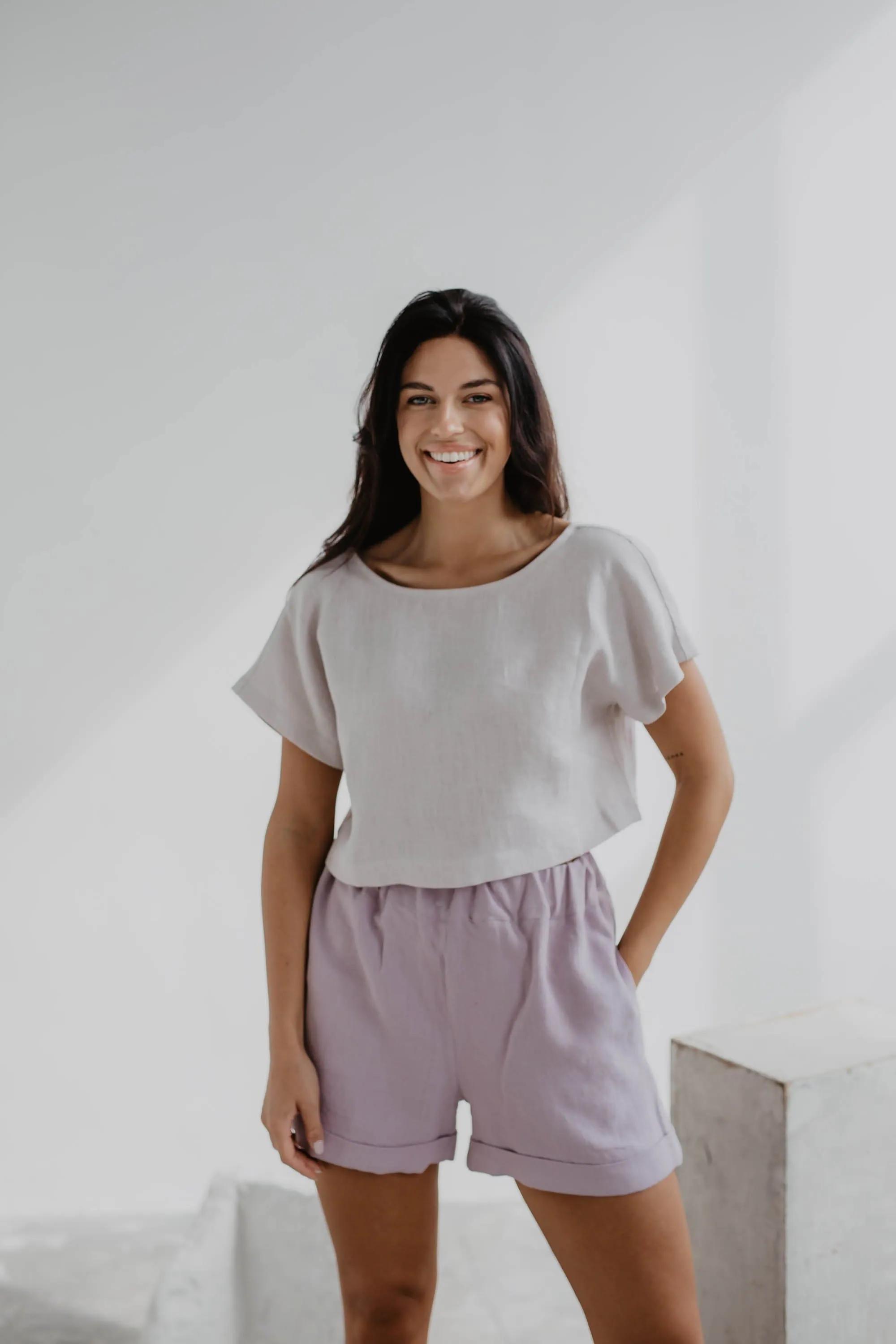 Mia Linen Shorts | Multiple Colours