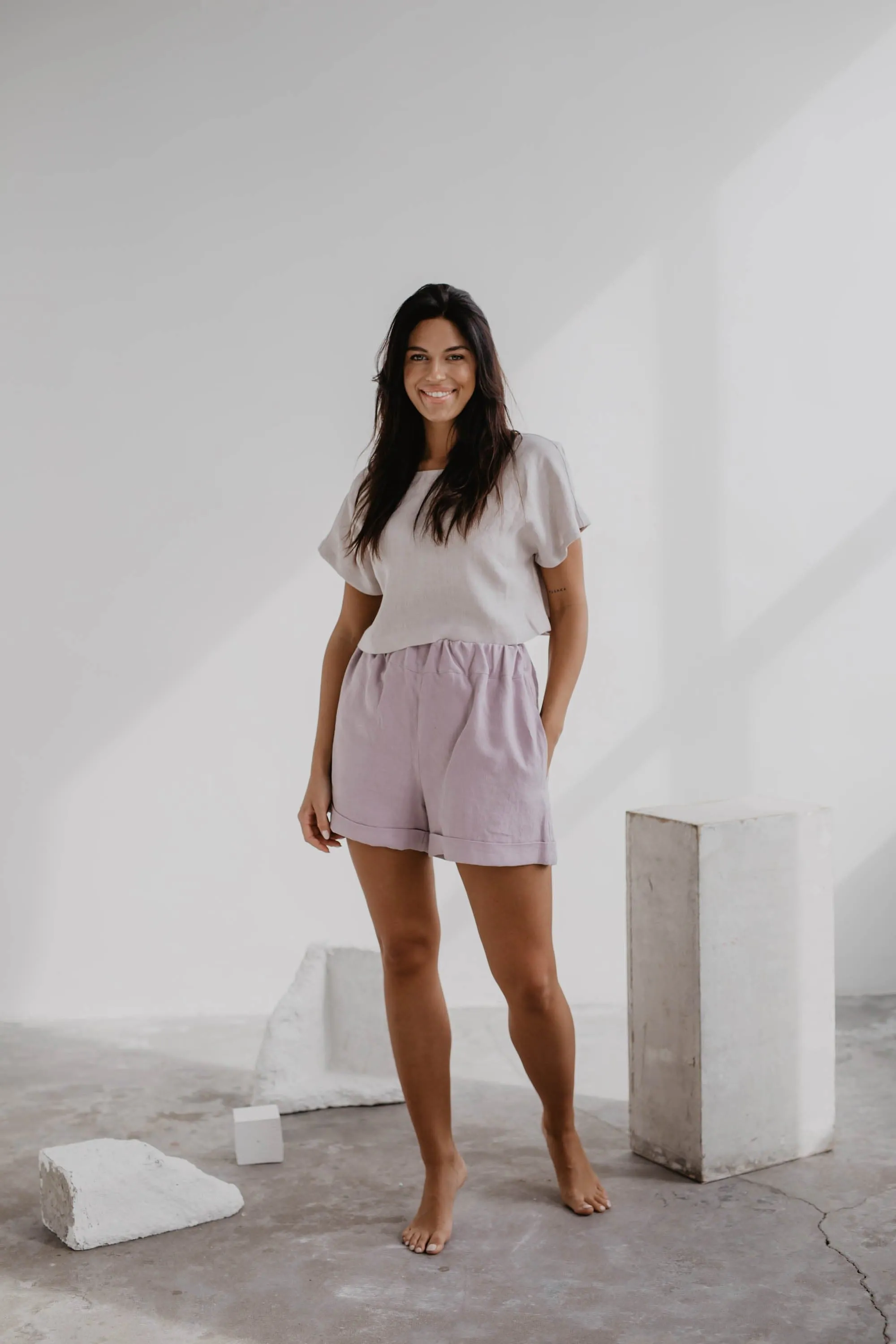 Mia Linen Shorts | Multiple Colours