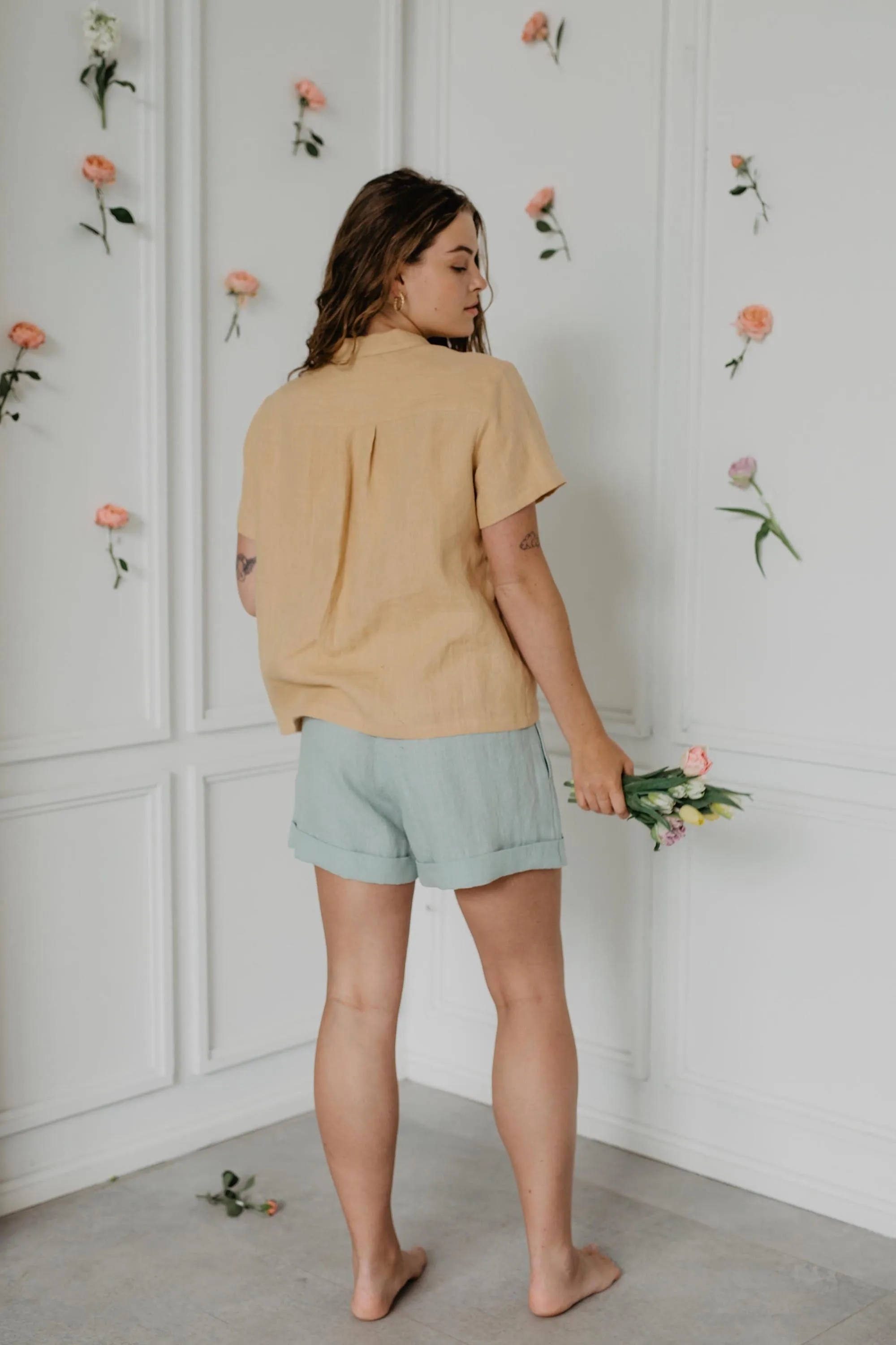 Mia Linen Shorts | Multiple Colours