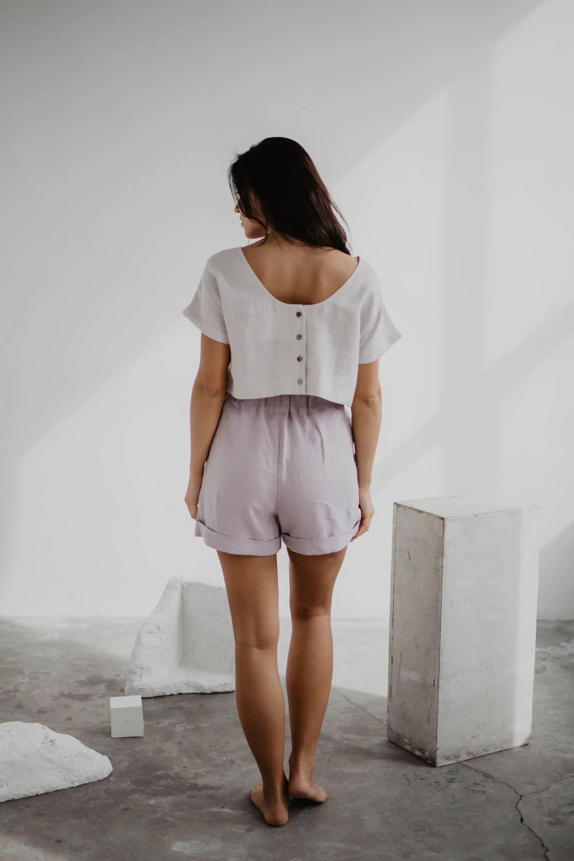 Mia Linen Shorts | Multiple Colours