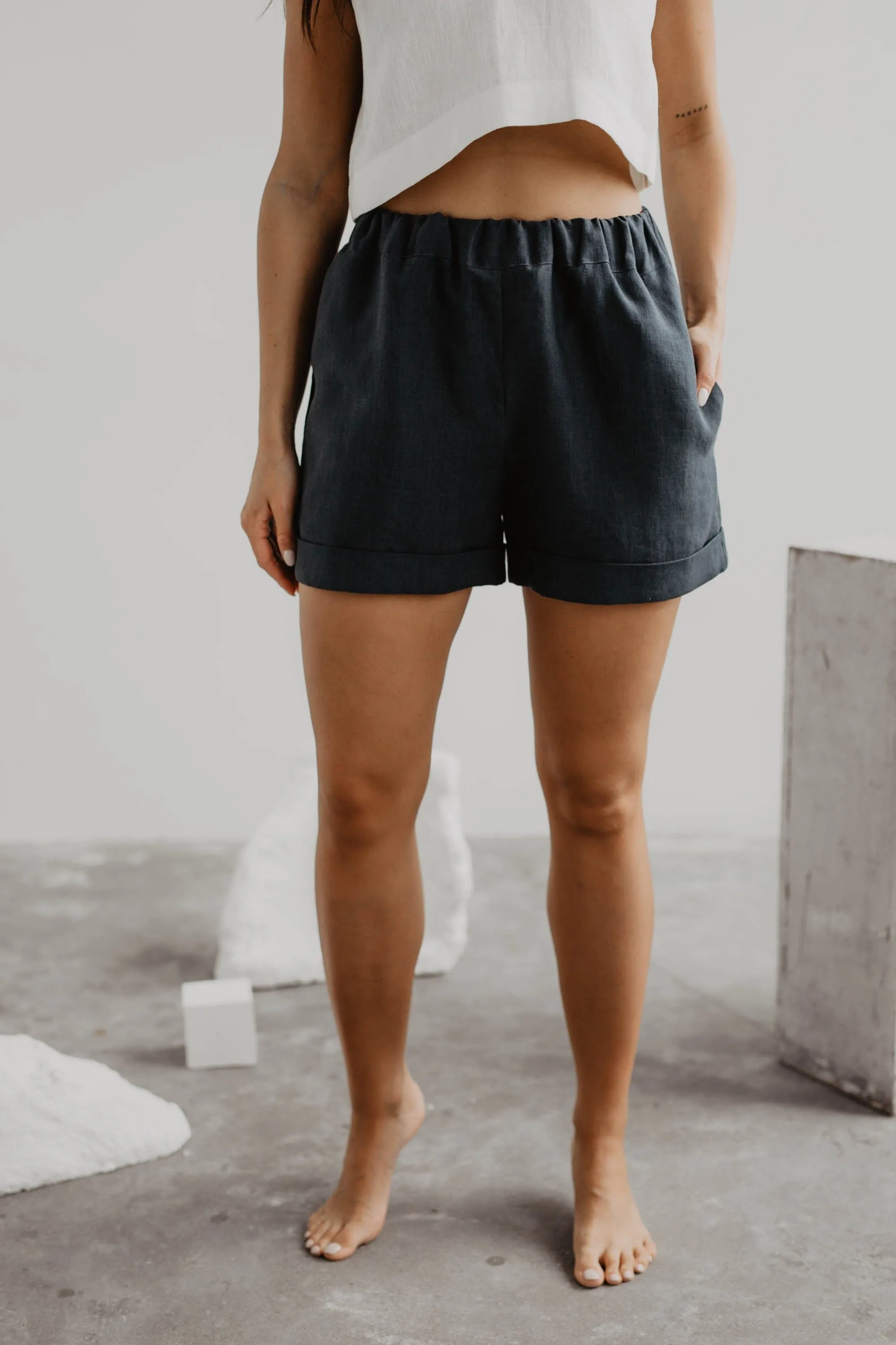 Mia Linen Shorts | Multiple Colours