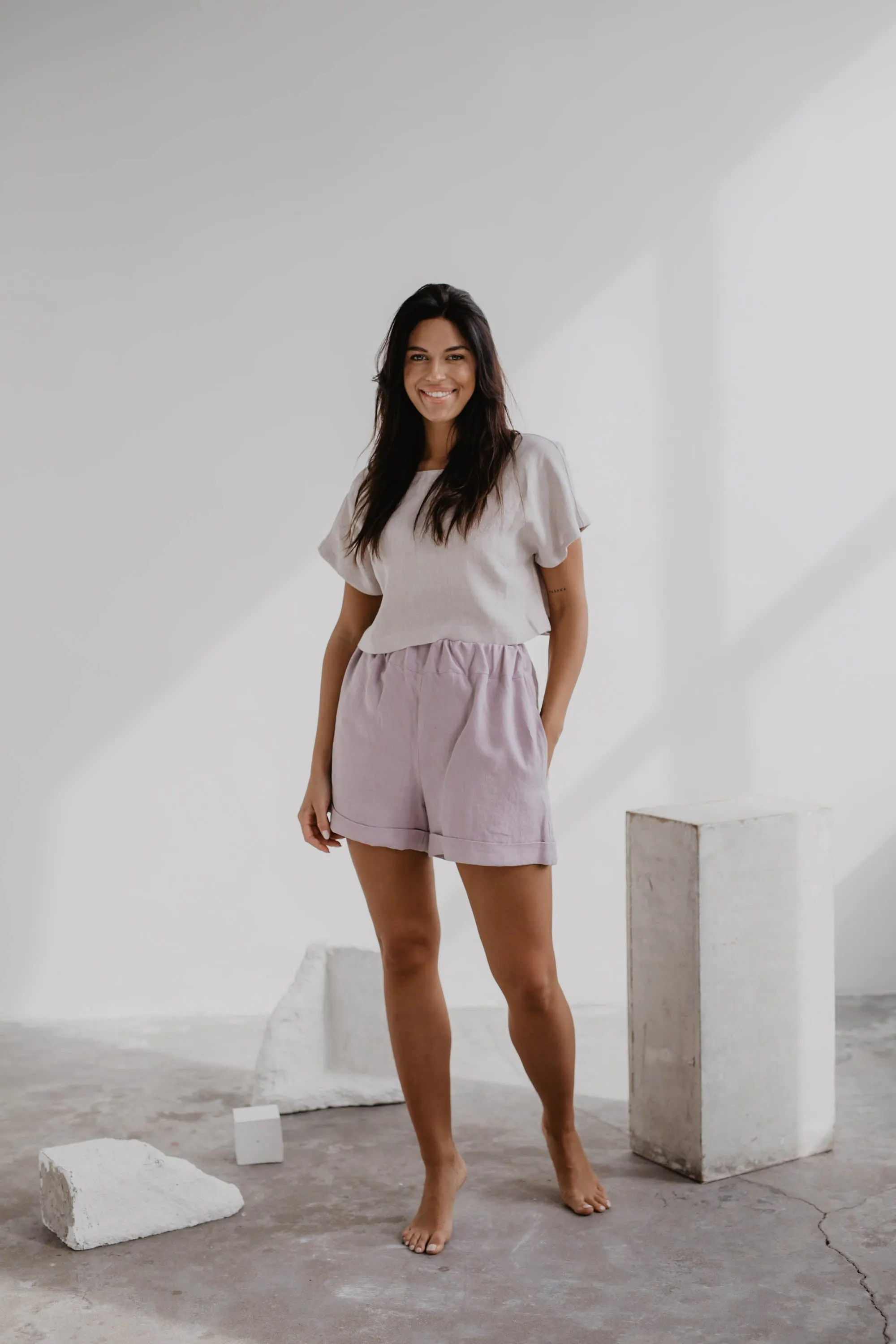 Mia Linen Shorts