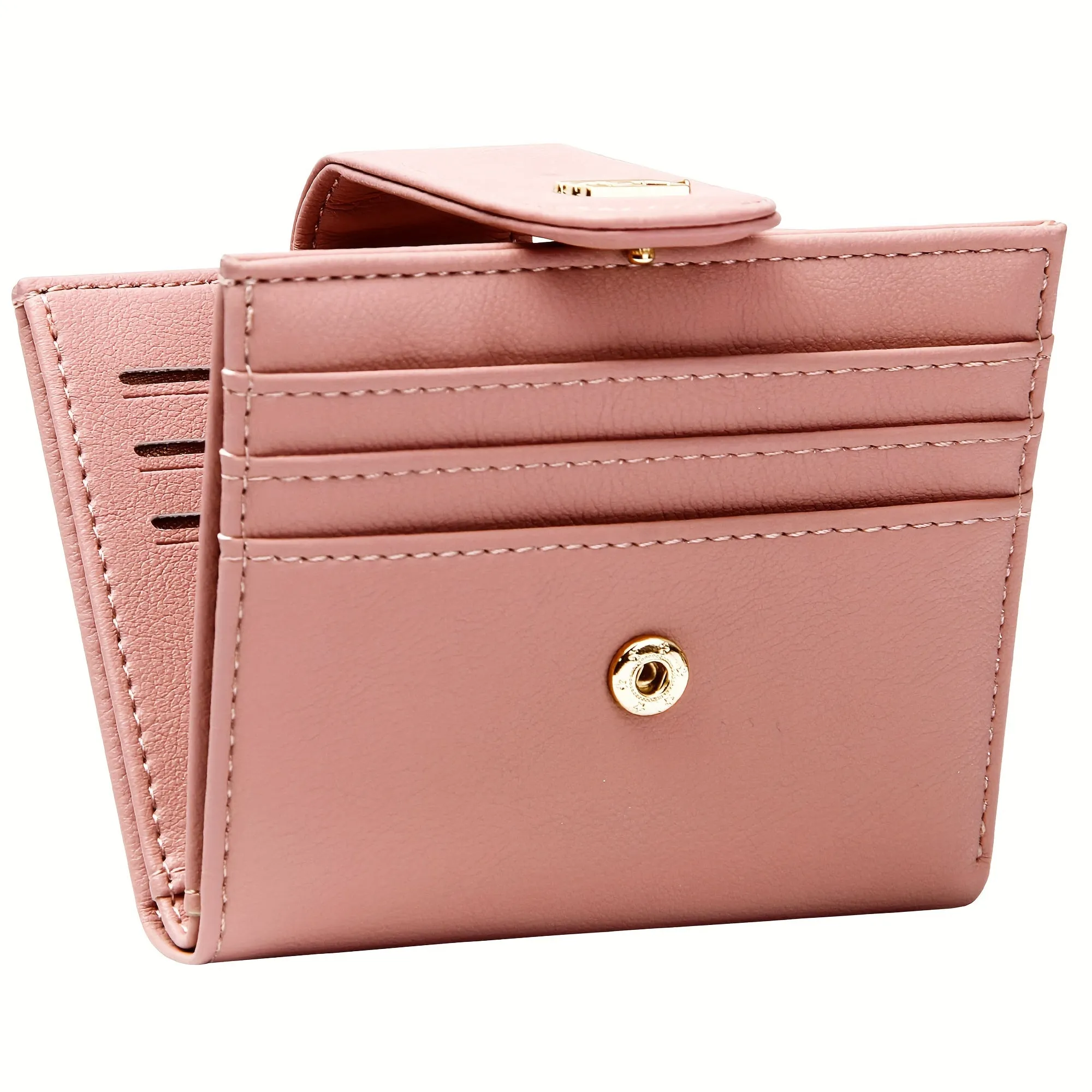 Mini Wallet for Women - Ultra-Slim Bifold Design with Spacious Credit Card Slots, Minimalist Look, Secure Zipper Closure, and Convenient Coin Pocket - Perfect for Everyday Carry