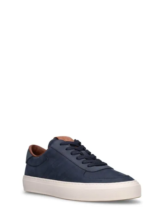 Moncler   Monclub leather sneakers 