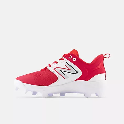 New Balance Fresh Foam 3000 v6 Molded Cleat - Red w/ White