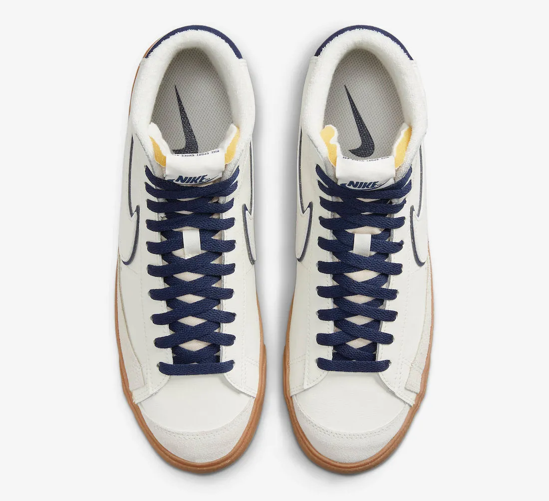 Nike Blazer Mid '77 Premium Sail Midnight Navy DQ7672-100