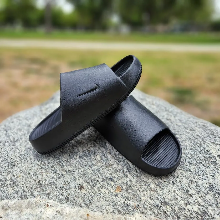 Nike Calm Slides 'BLACK'